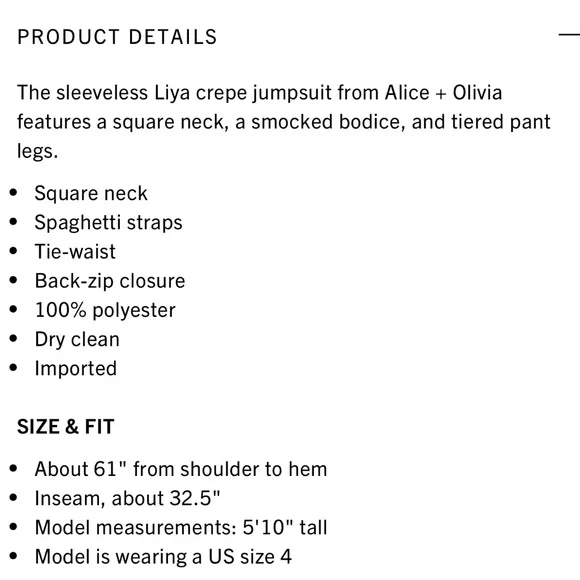 Alice and Olivia Liya jumpsuit - Picture 16 of 16